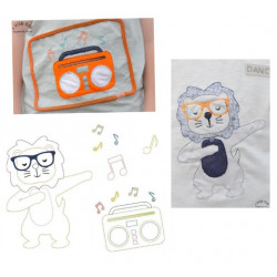 Stickdatei - Dancing Lion